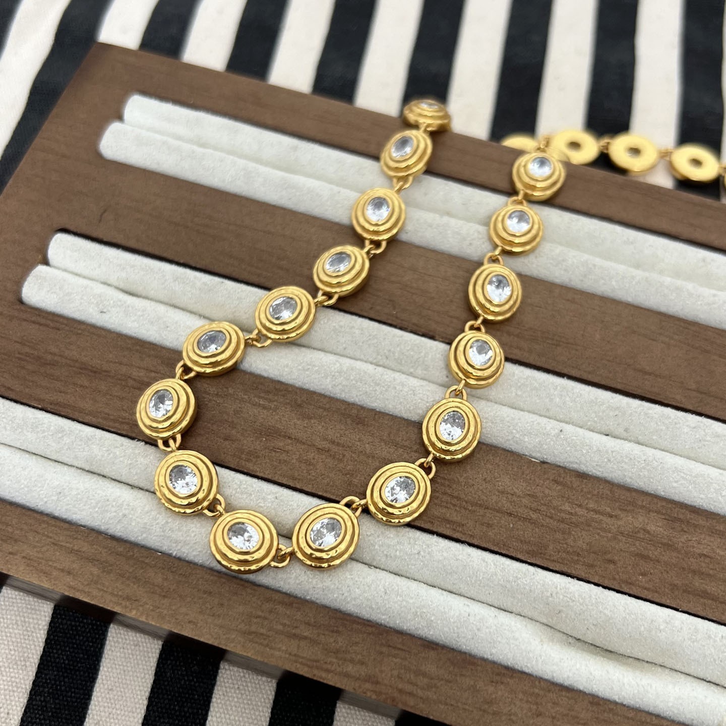Julie Vos Tudor Tennis Necklace
