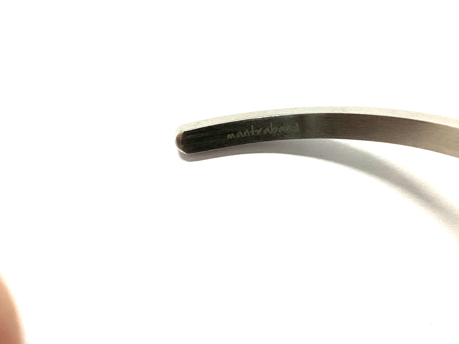 Mantraband Silver Tone Bracelet-She Believed She Could