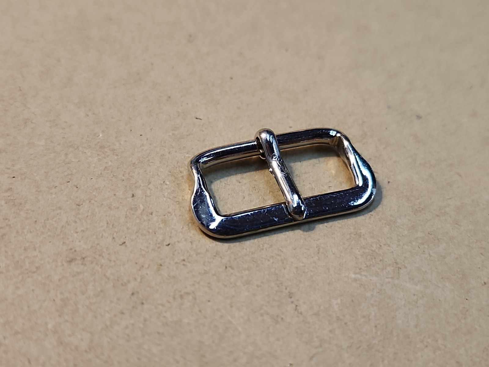 1930’s-40’s NOS Silver-Tone 16mm Interior Sew In Watch Band Buckle