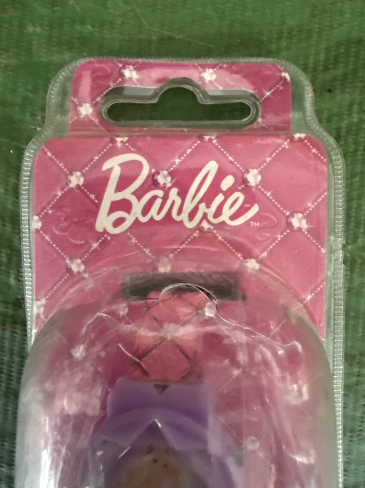Barbie LED Digital Hot Pink Diamond Pattern Band Adjustable Band Wrist Watch-New