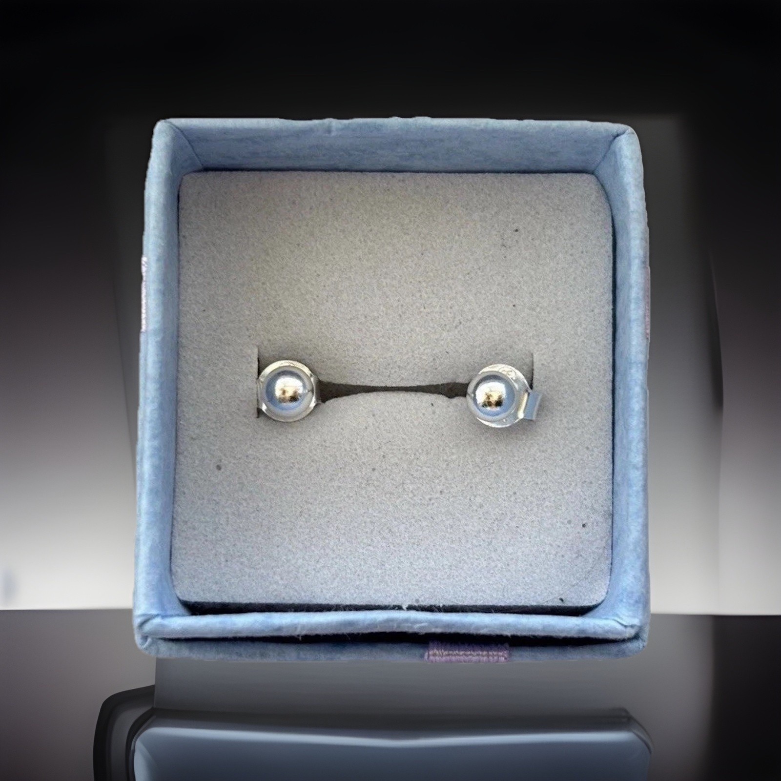 SS925 Ball Earrings