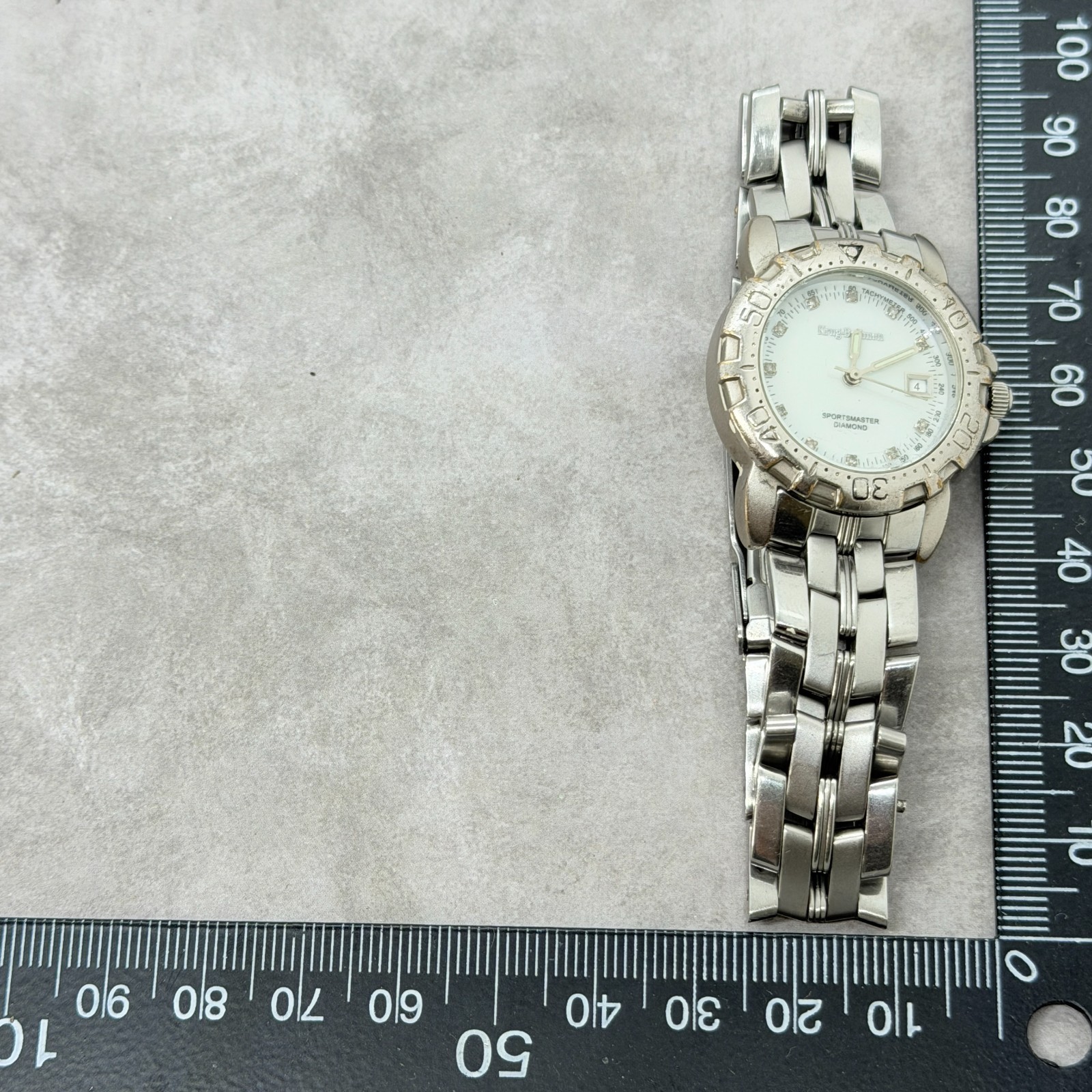 Krug Baumen Sportsmaster Diamond Ladies Watch – Mother of Pearl – New Battery