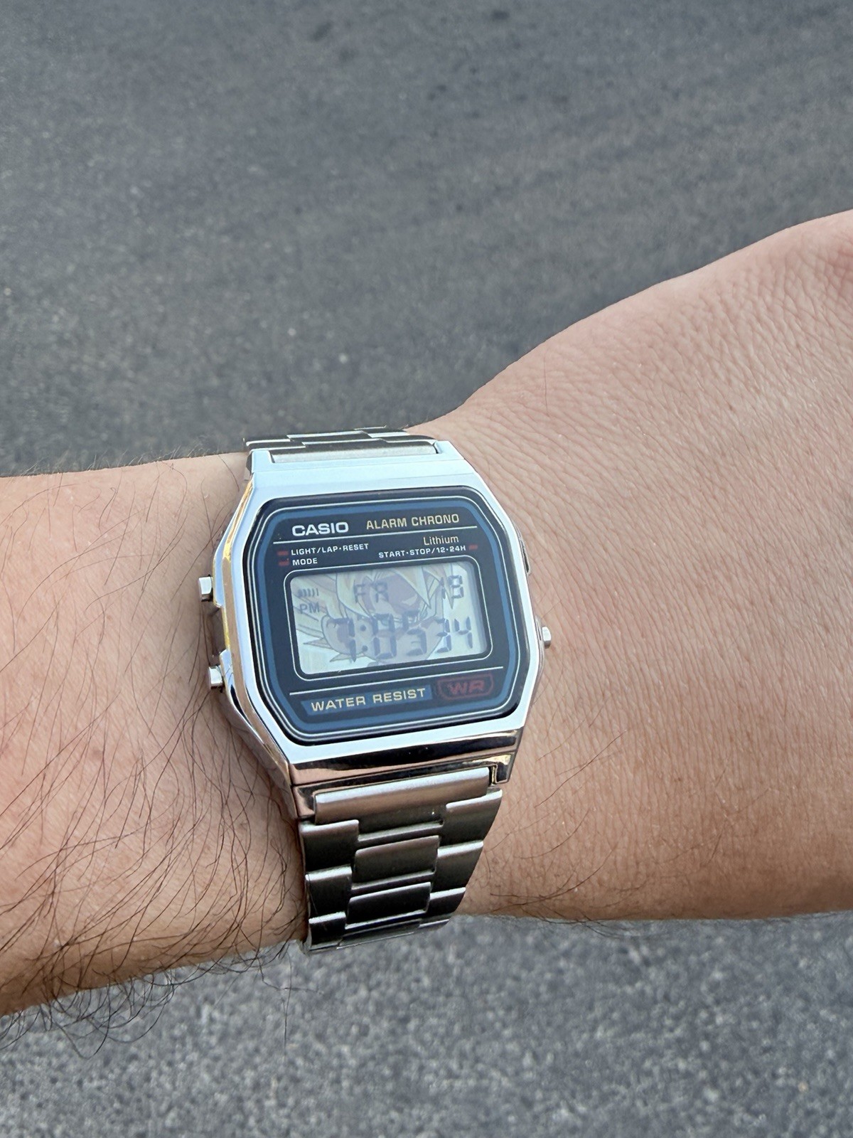 Casio A158WA Digital Watch Metal Band Card MOD (read description)