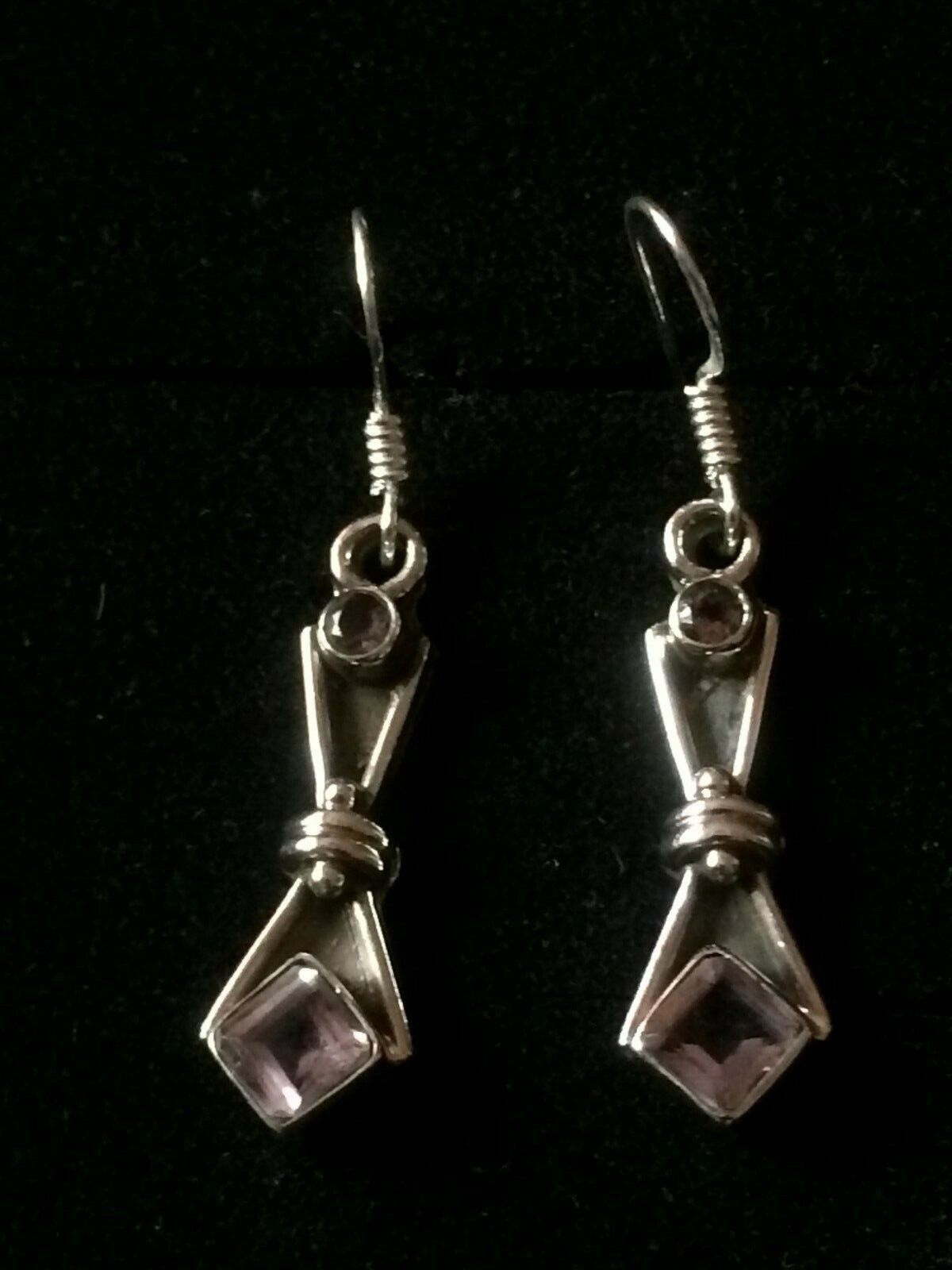 Rose Quartz Pendant Earrings NEW 925 Silver Hallmarked