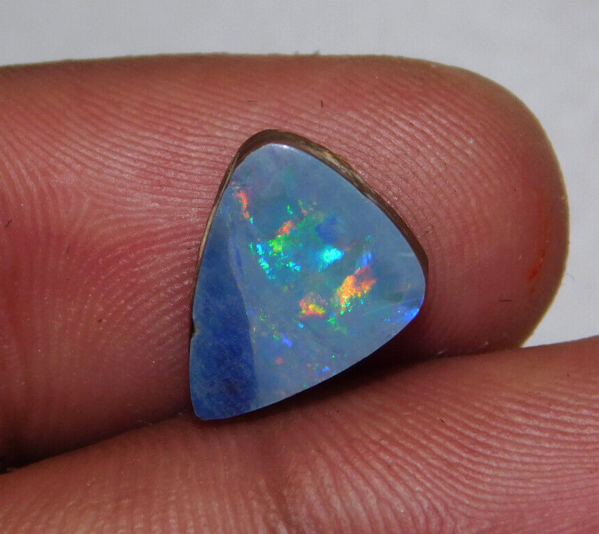 9.45 CT Doublet Australian Fire Opal Natural Gemstone Cabochon AA+ Quallity