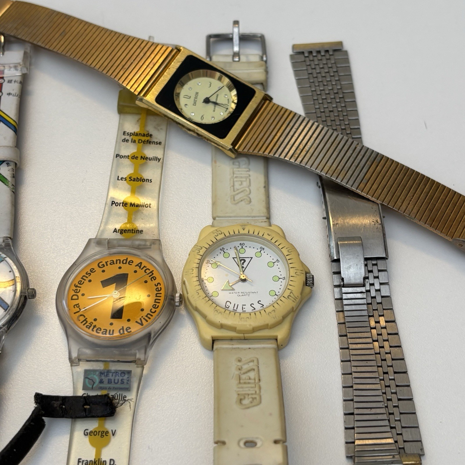 Vintage Untested Quartz Watch Lot – Swatch Casio Fossil Anne Klein Cross Guess