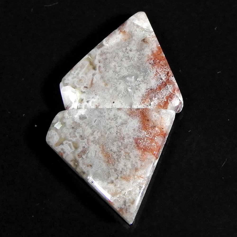 13.45Cts100%Natural Crazt Lace Aaate Fancy Pair Cabochon Gemstones