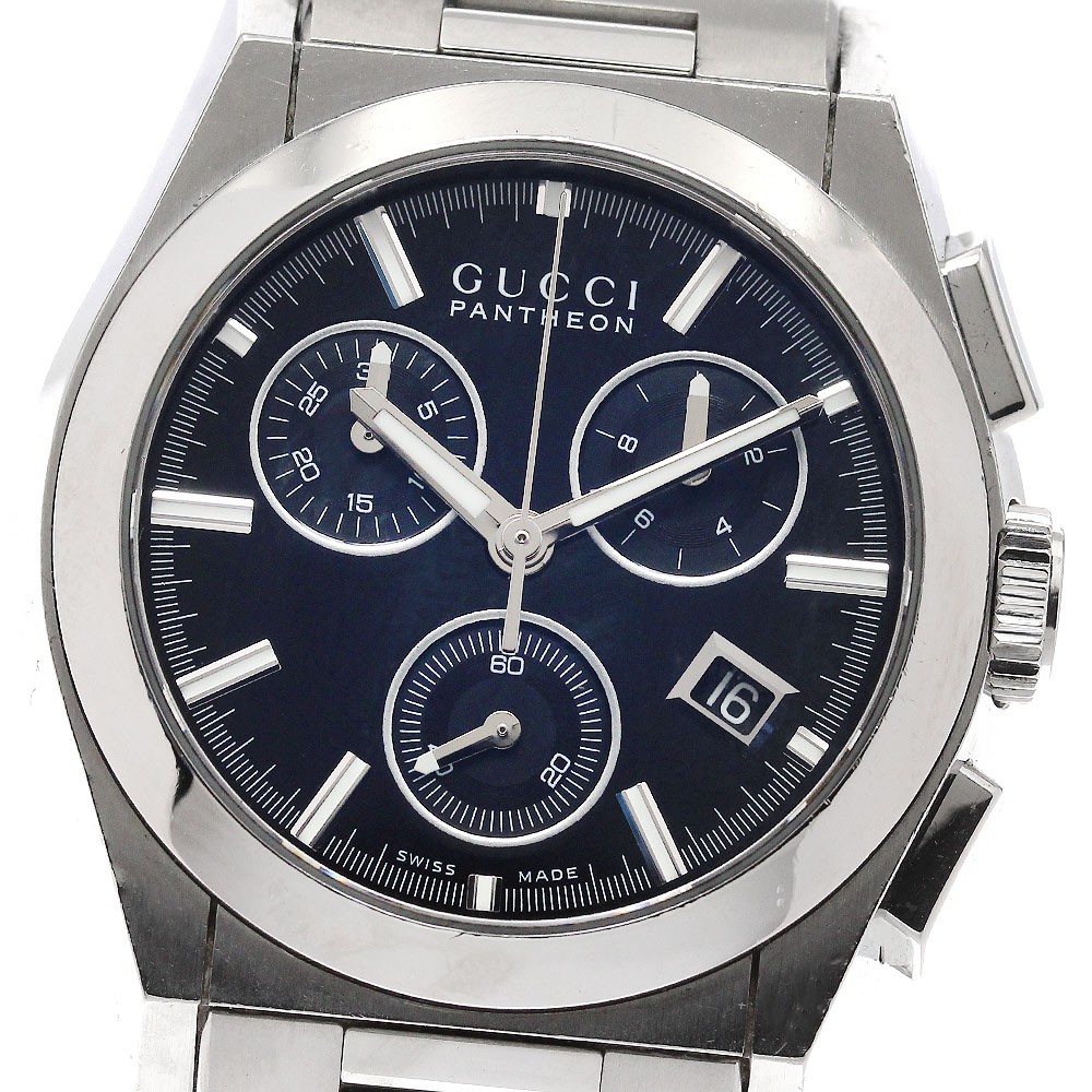 GUCCI Pantheon 115.4/YA115406 Date Chronograph Quartz Boy’s Watch_950150