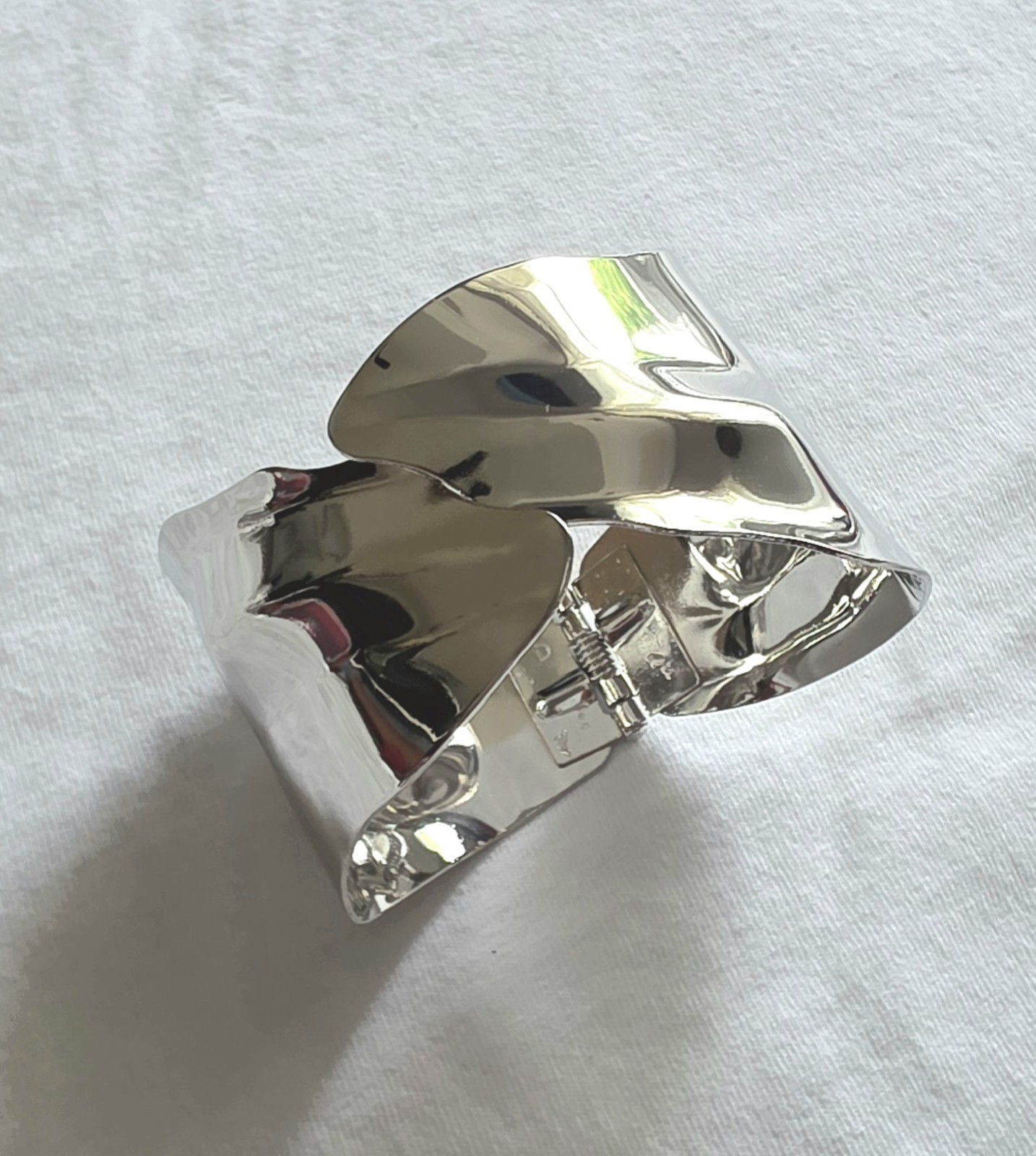 Geometric Wide Bracelet Women Multilayer Bangle Punk Cuff Wrap Hip Hop Band
