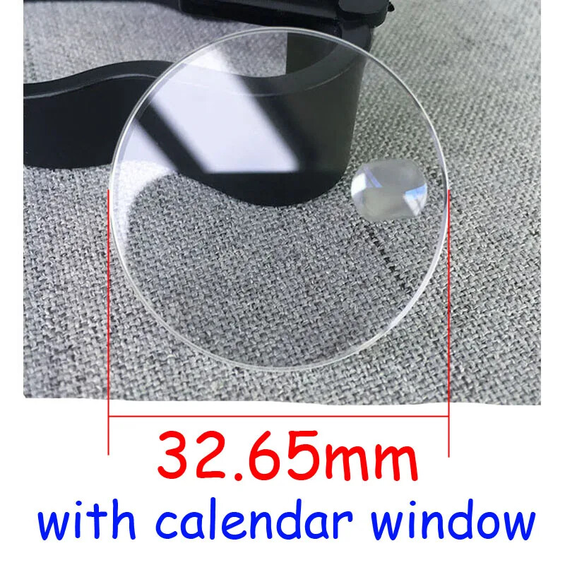 Round Flat Sapphire Watch Crystal for RLX 21.3 25.3 29.4 30.4 32.7mm Watch Glass