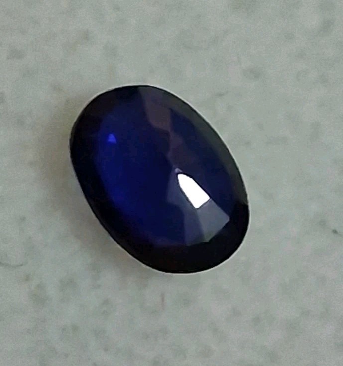0.78Ct.Ravishing Color Top Cornflower Blue Sapphire Ceylon Color Diffused