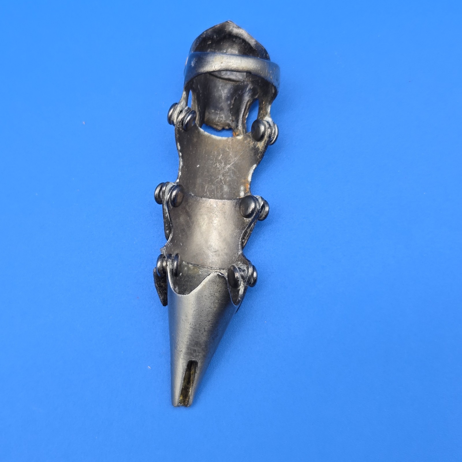 Full Finger Ring Claw Skull Gothic Armor Silver Color Punk Goth Jewelry USA 13