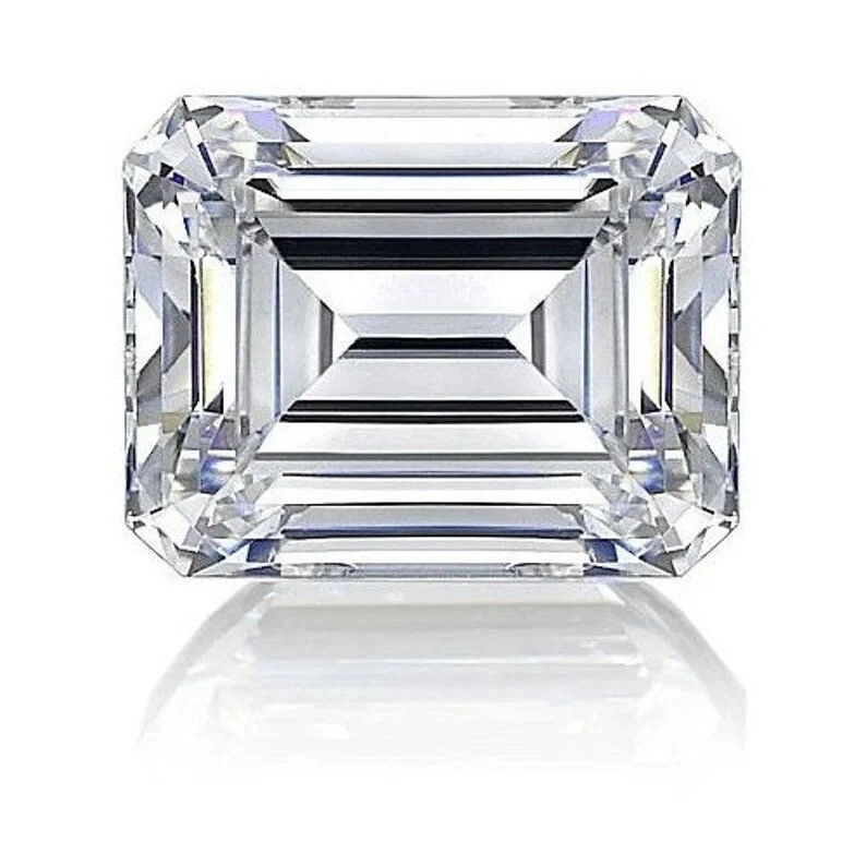 Emerald Cut Natural White ‘D’ Color 3 Ct+ VVS1 Unheated, Untreated Diamond