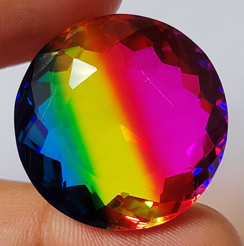 AAA+ Large 72.70 Ct. Tourmaline Round Cut Faceted Loose Gemstone Gift for Women