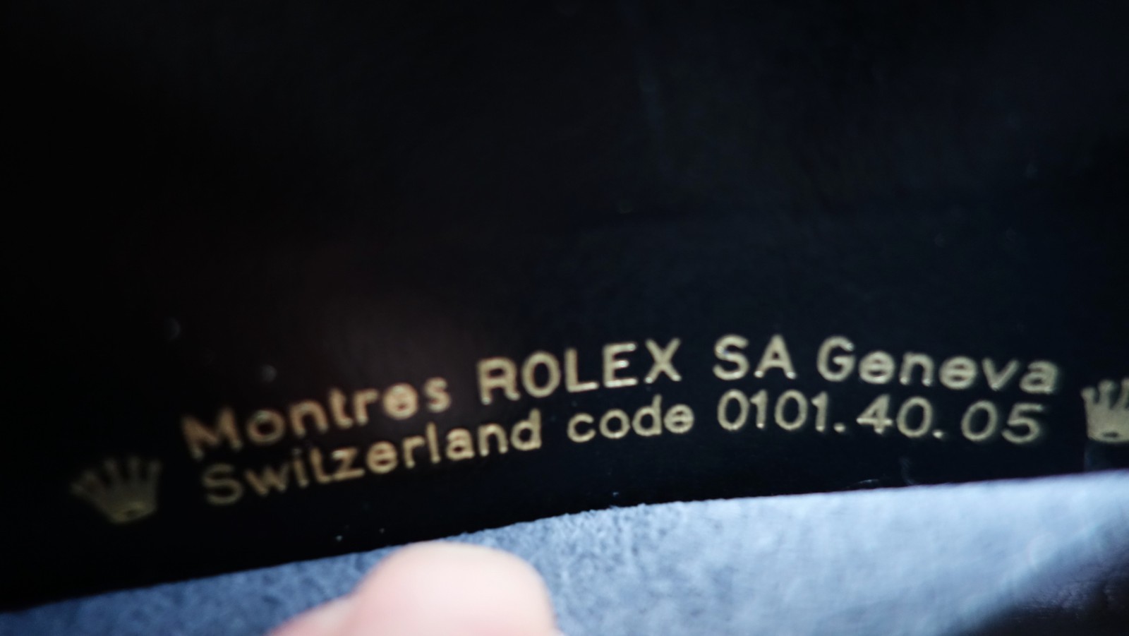 ROLEX ORIGINAL VINTAGE DARK BROWN DOCUMENTS WALLET 1970-80 PERIOD NICE BW10