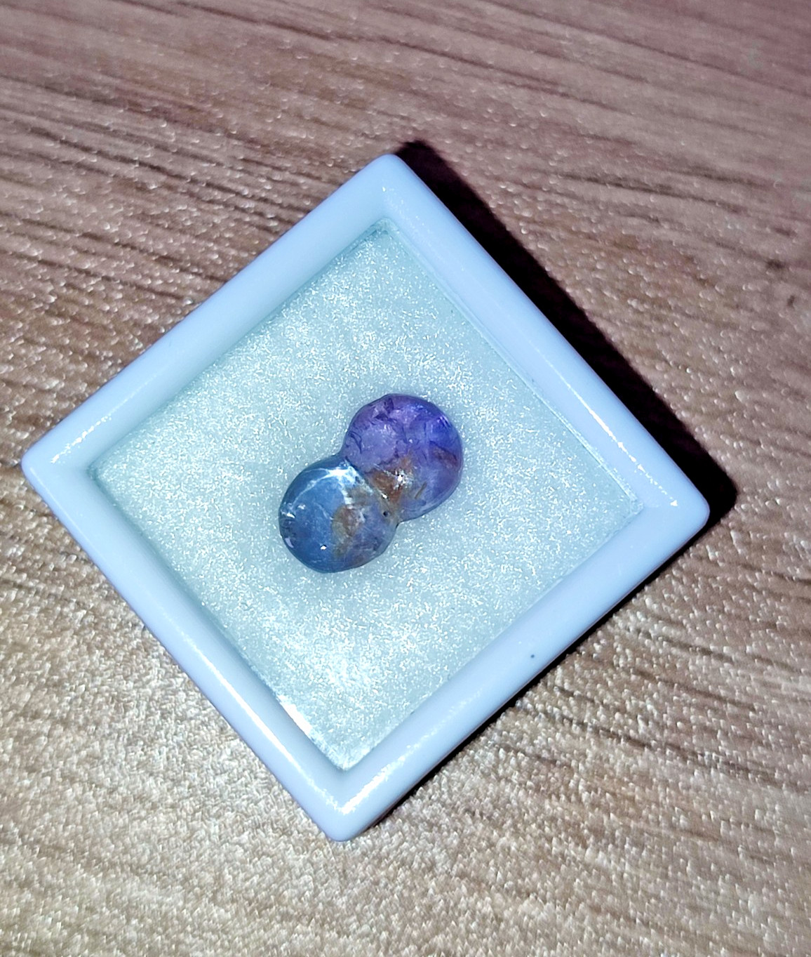 Natural Star Sapphire 2.80ct Two-Tone Purple gray | Unique Shape | Unheated