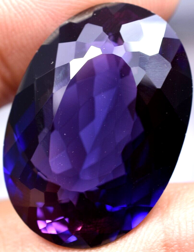 Natural 48.60 Ct Boysenberry Sapphire GGL Certified fabulous Loose Gemstone