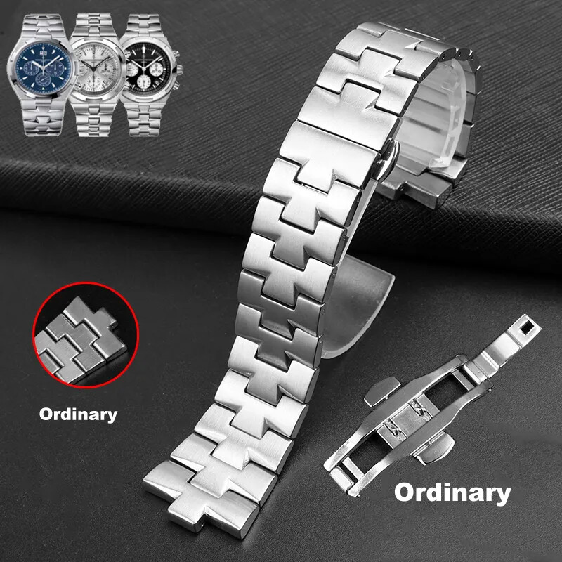 7 8 8.5mm Stainless Steel Watch Band Strap For Vacheron Constantin 47040 Bracket