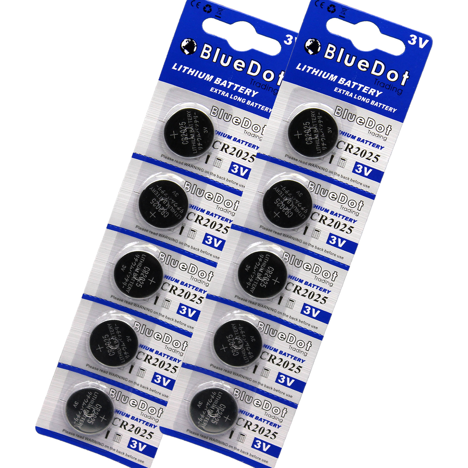 10 x Coin Cell GP CR2025 2025 Batteries KCR2025 3V ~ SHIPS FROM USA NEW
