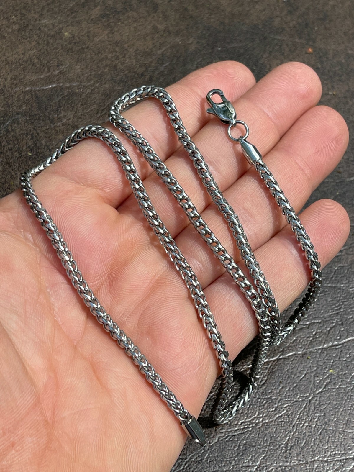 Men’s Franco Chain Stainless Steel Necklace BEST QUALITY! 18-30″ 3-8mm HEAVY!