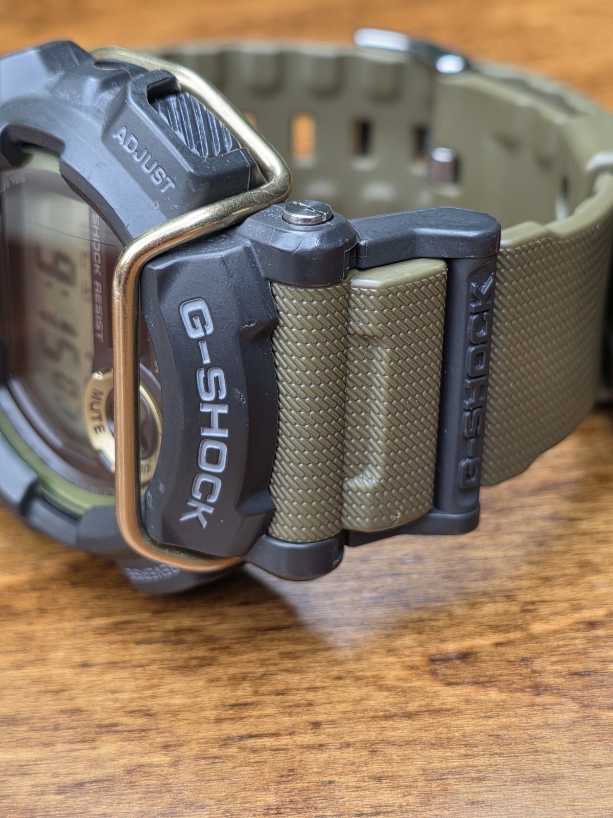 Casio G-Shock GD-400 Watch Men 48mm Digital Black Army Green Alarm Chrono 3434