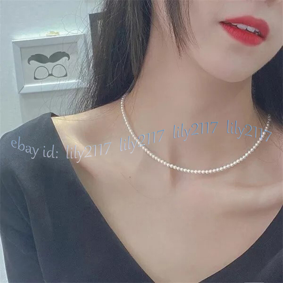 Mini 2-3mm Real Natural White Akoya Pearl Necklace 14-35” 14k Gold Clasp