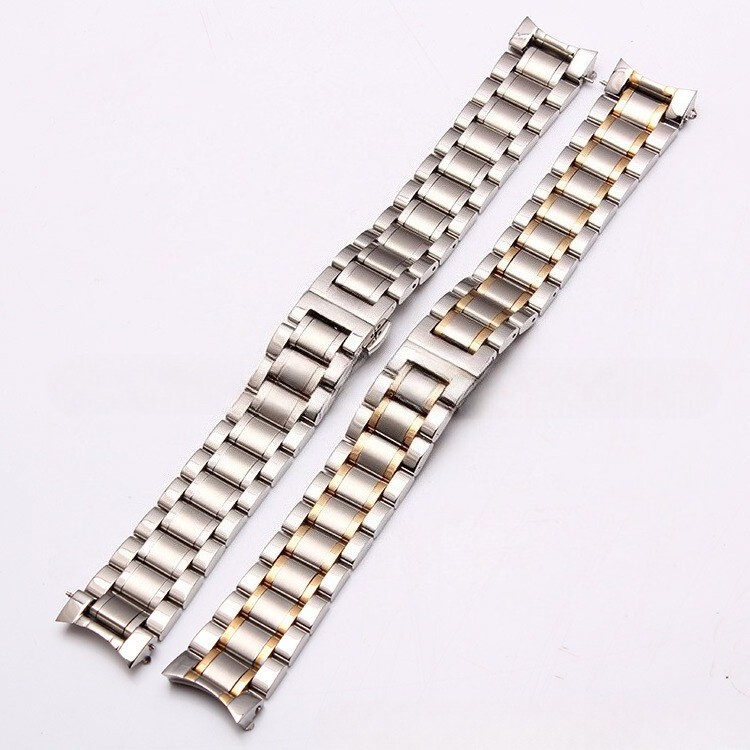 Solid Stainless Steel Watch Strap Band Metal 19/20/21mm For Longines Masterpiece