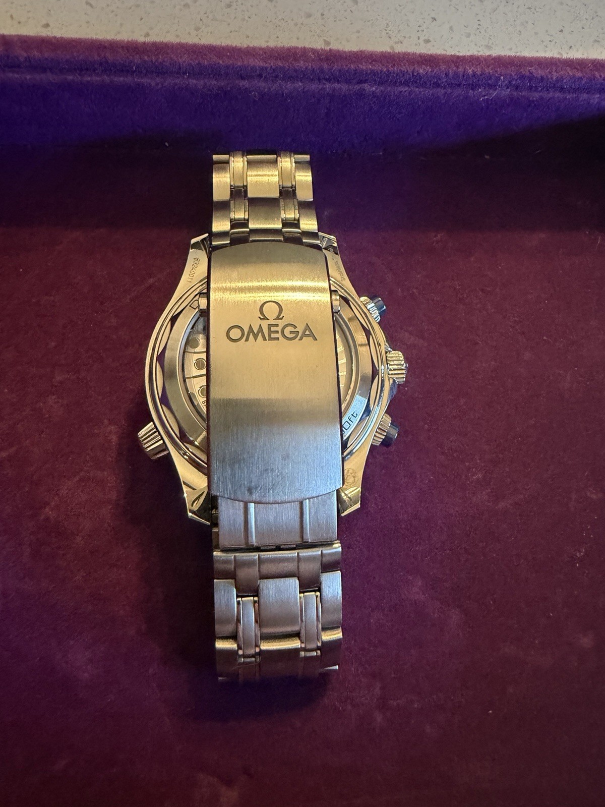 OMEGA Seamaster Chronograph 210.30.44.51.06.001 FullSet + Omega rubber strap