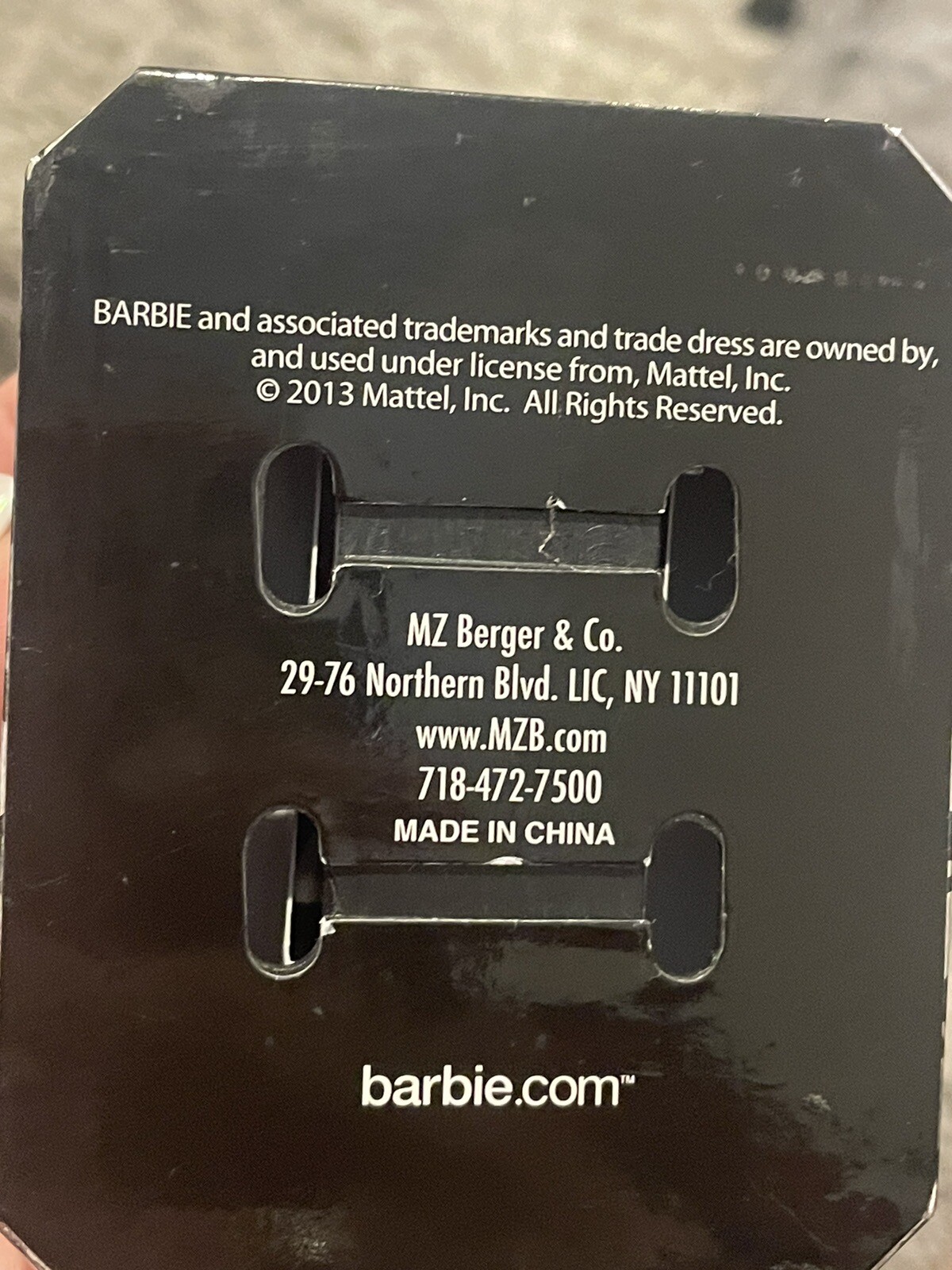 MZ Berger & Co. Barbie Watch 2013