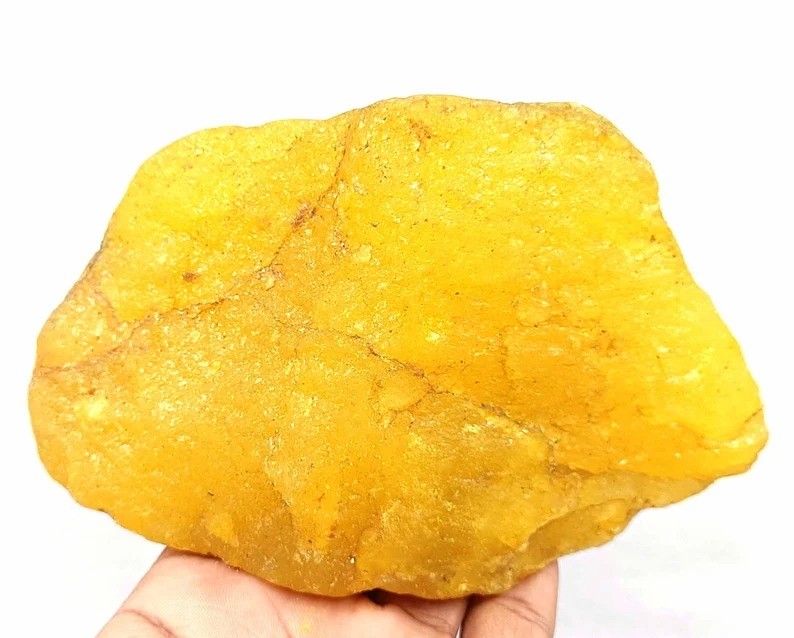 499 Ct Earth Mined CERTIFIED Natural Yellow Sapphire Huge Rough Loose Gemstone