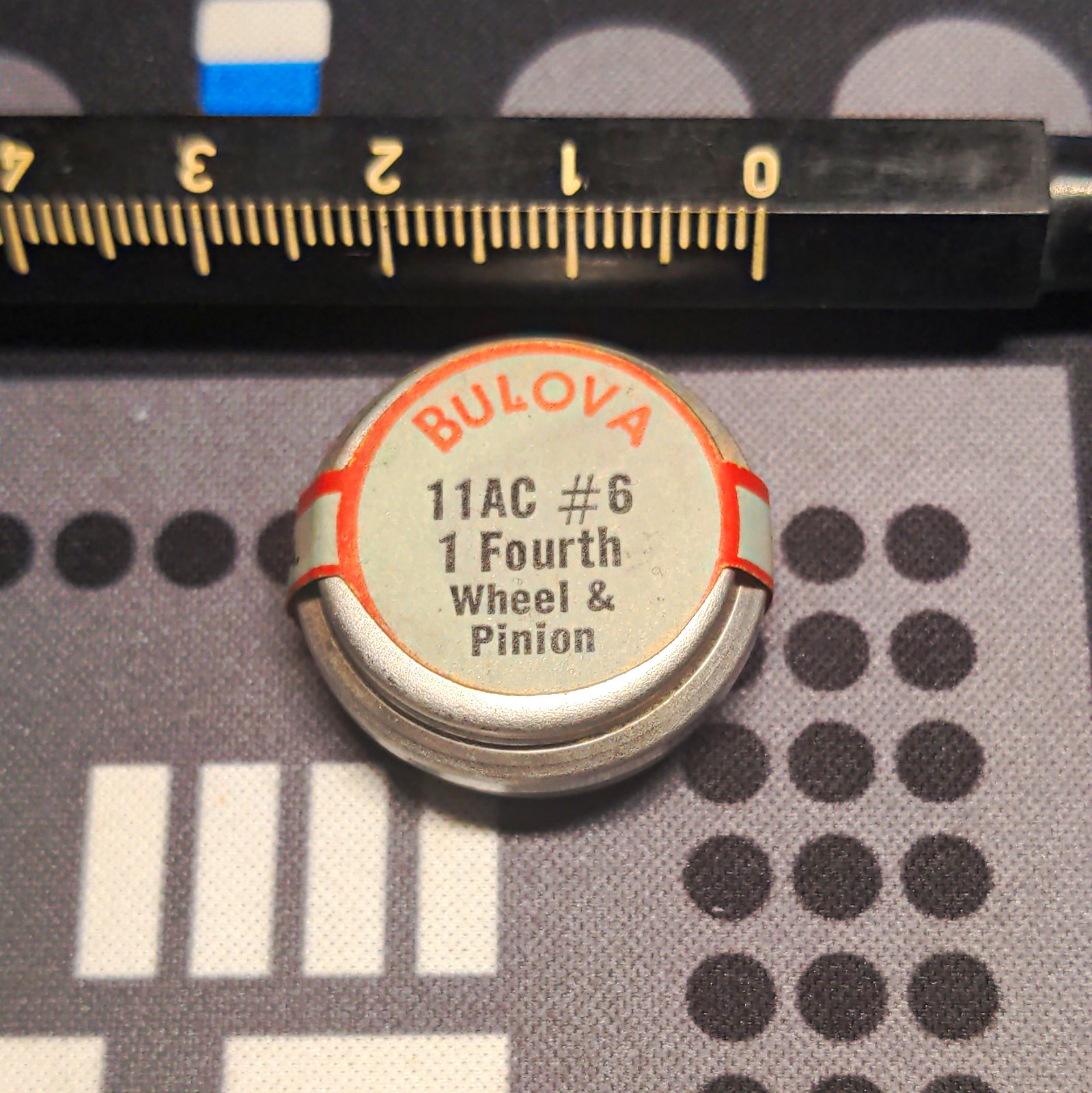 Bulova Movement Part Fourth Wheel & Pinion for 11AC 11AC #6 10BP-10BPAD