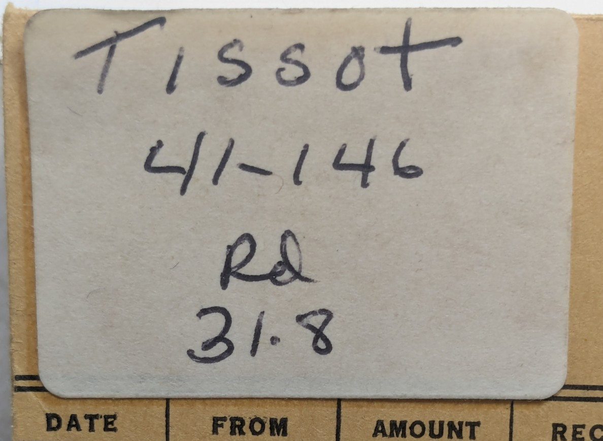NOS Round Acrylic Watch Crystal for Tissot 41-146 – 31.8 mm