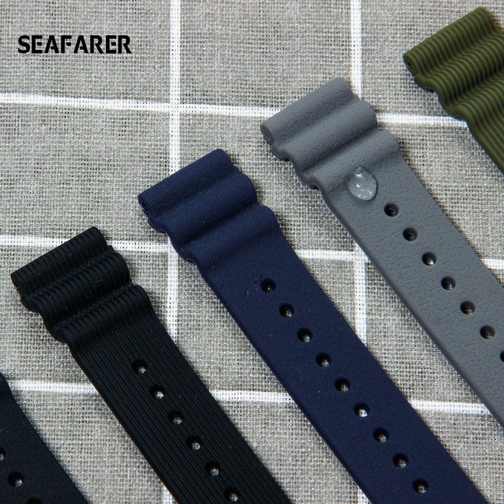 For Seiko Prospex SNE545 547 537 541 535 Silicone Watch Band Straps Mens 22mm