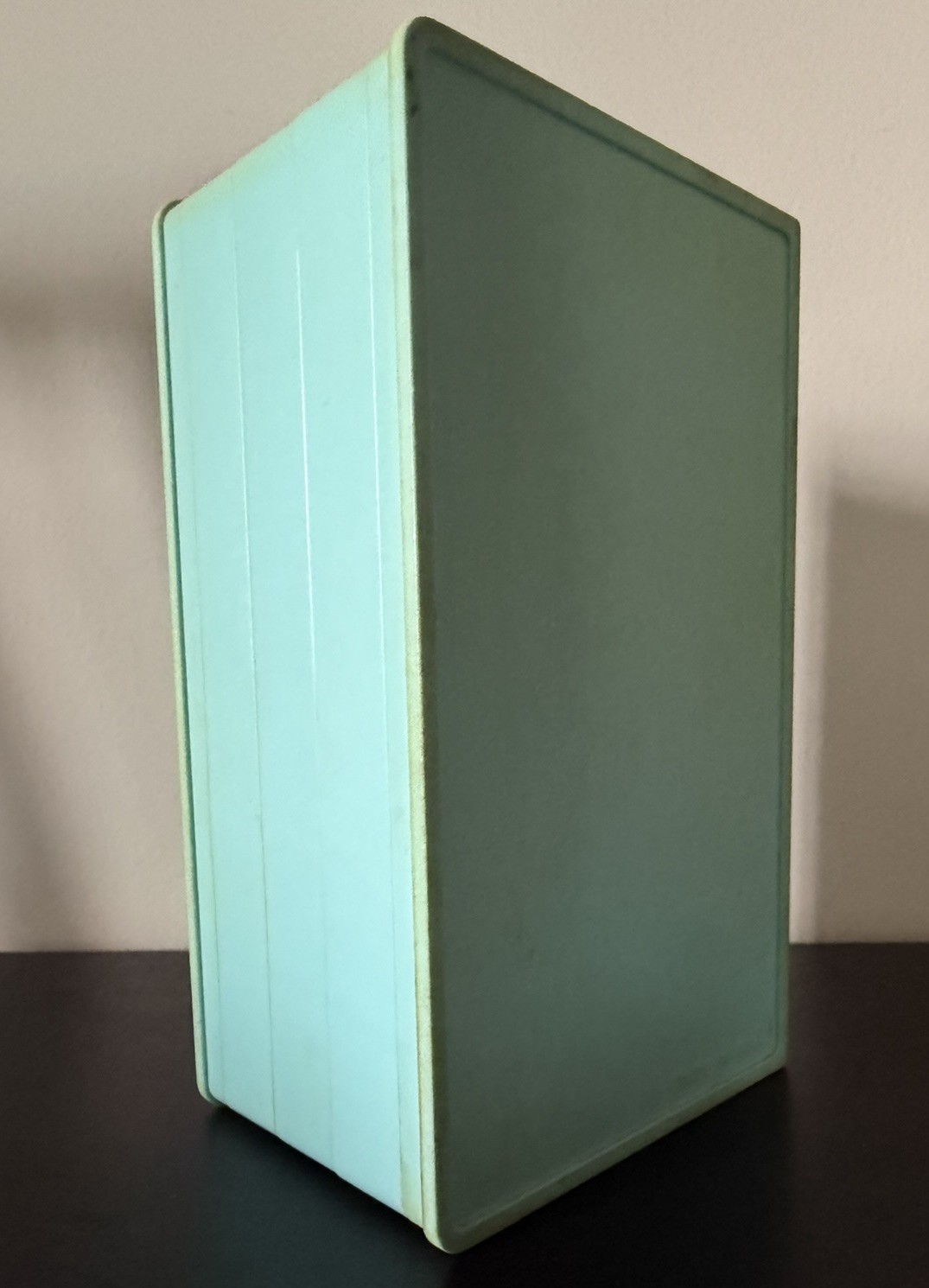 Vintage Earring Book ‘80s Light Blue Plastic Earring Holder Nostalgia