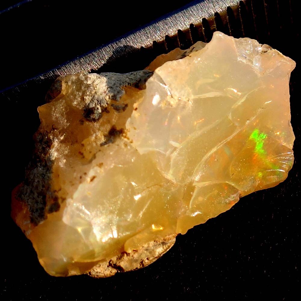 13.45 Cts Genuine Multi Flashing ETHIOPIAN OPAL ROUGH Gemstone 15X25X11 mm BC-12