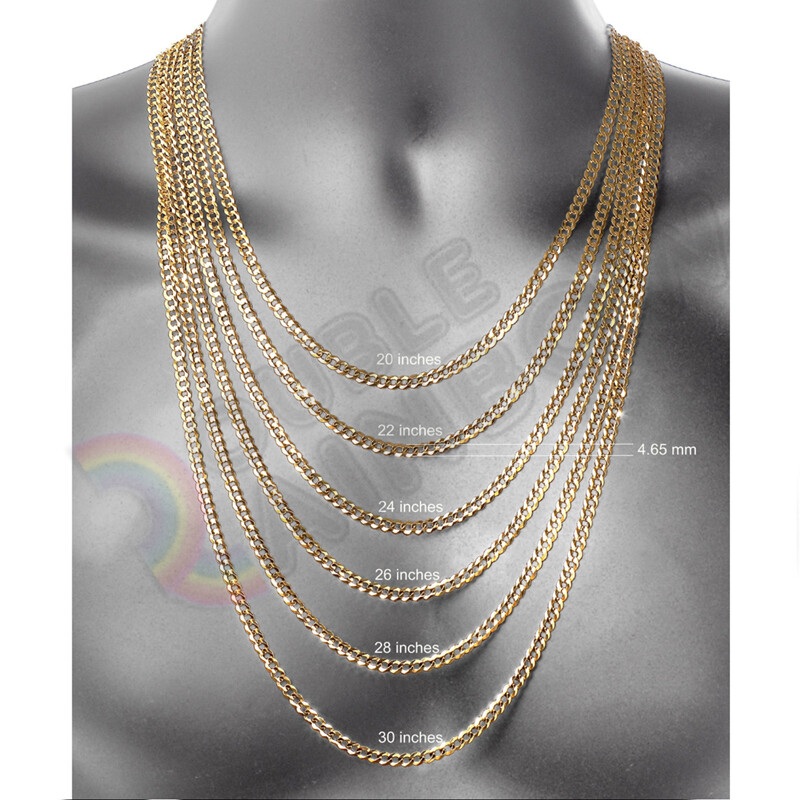 Men Women Figaro Necklace Chain Stainless Steel Gold/Black Plated 3mm-12mm Link