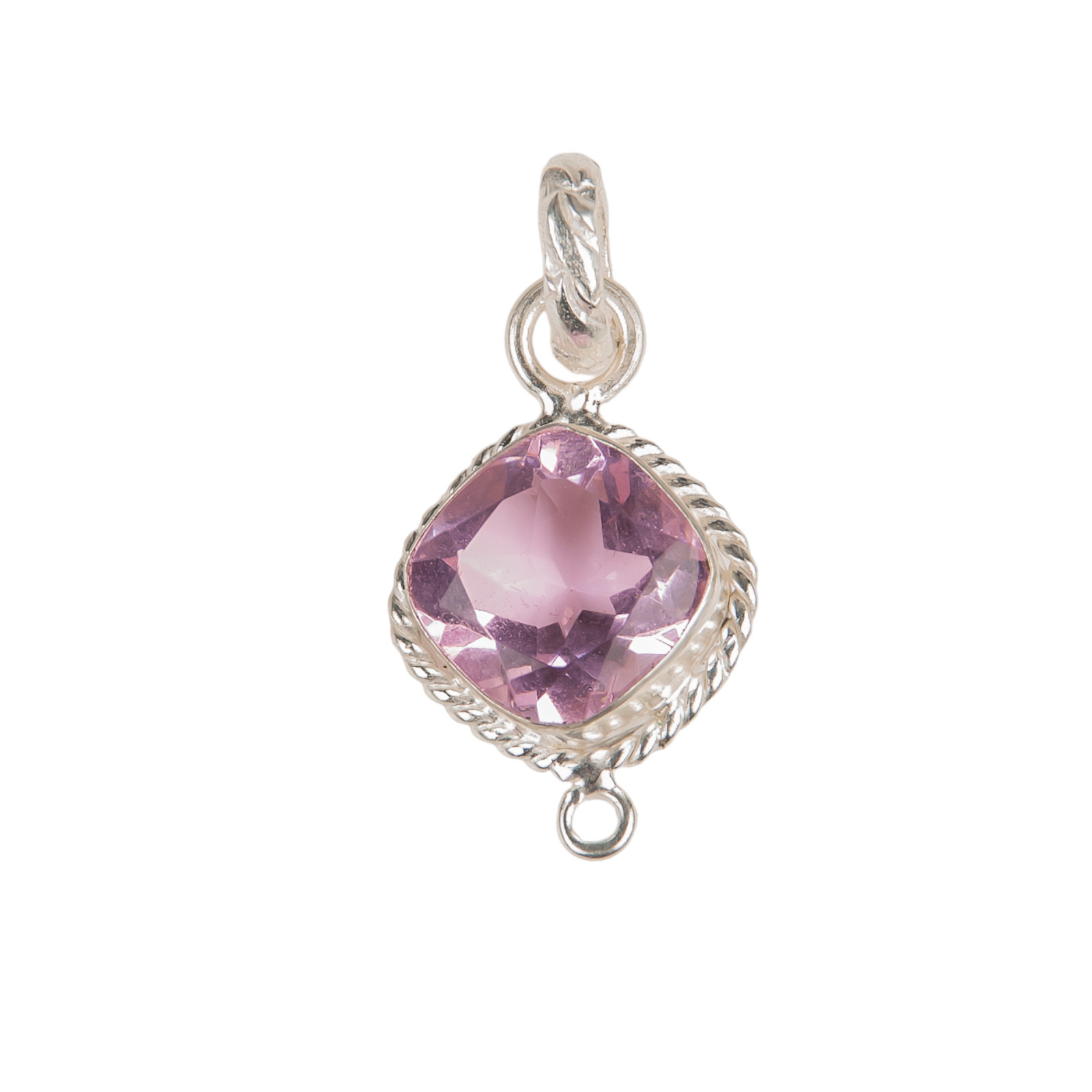 Morganite Gemstone 925 Sterling Silver Handmade Pendent 1.30″ Gifts For Women