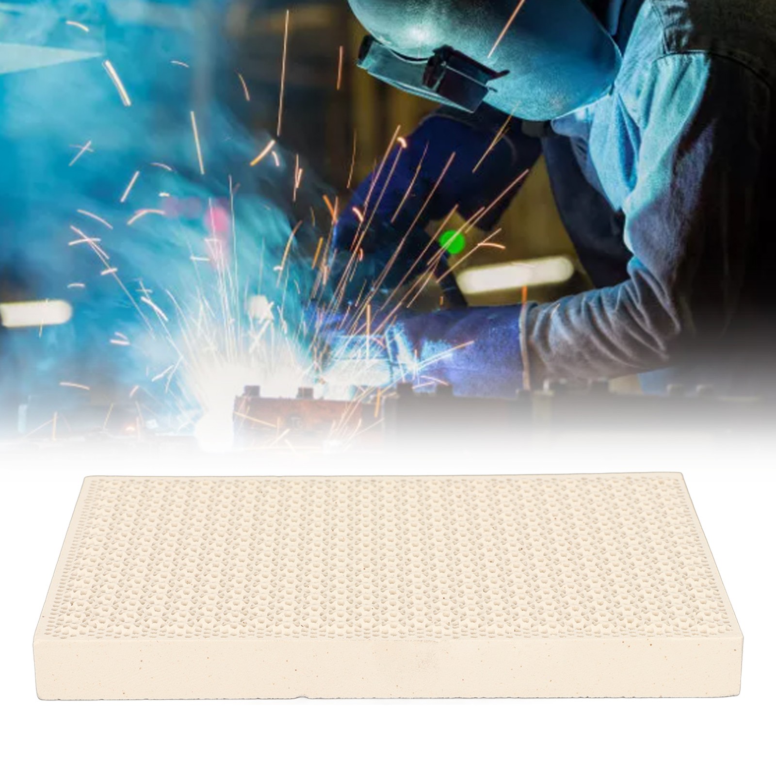 Soldering Block High-Temp Resistant Ceramic For Jewelry Welding Easy To Use