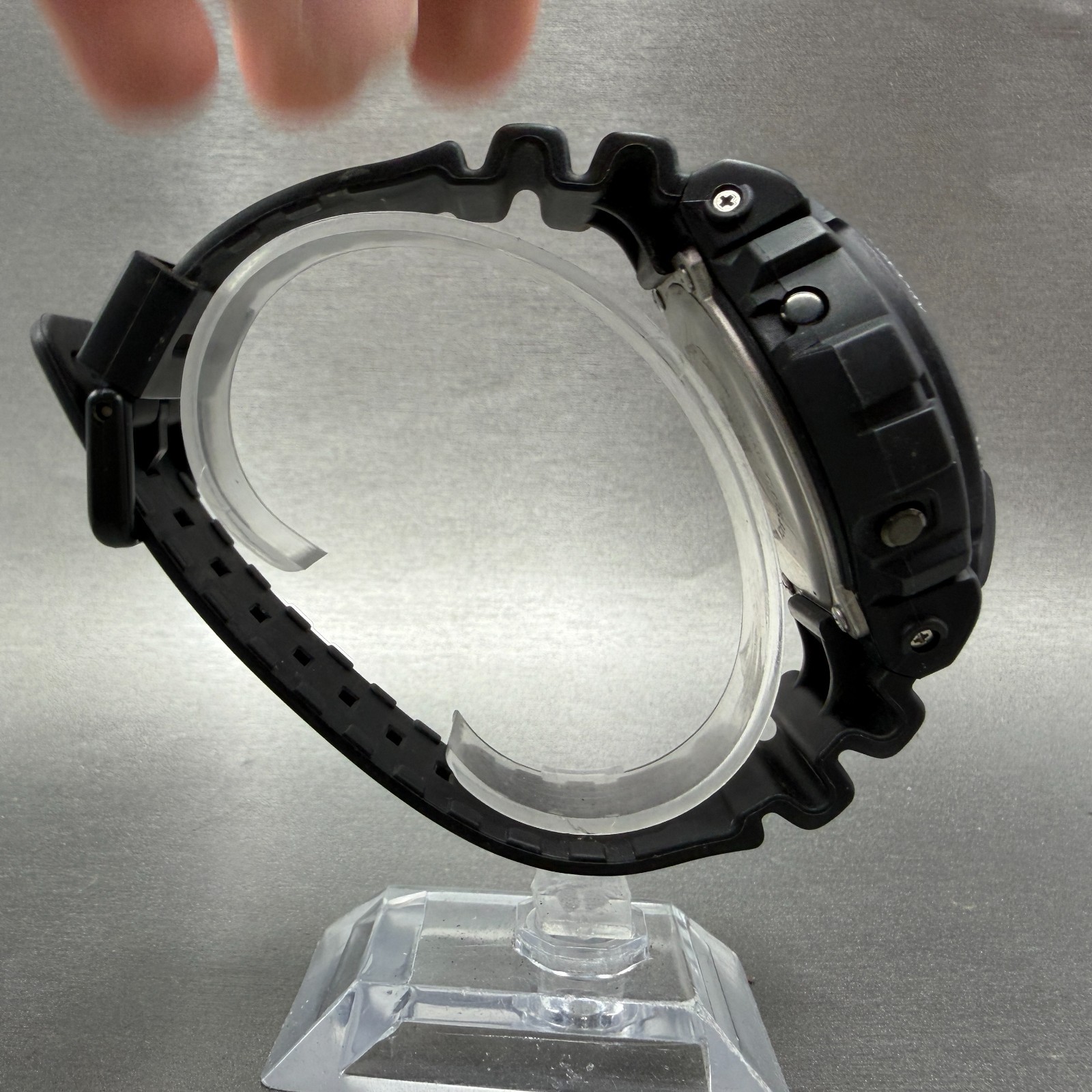 Casio G-Shock DW-6900MS Watch Men 51mm Black Red Alarm Chrono Digital New Batt