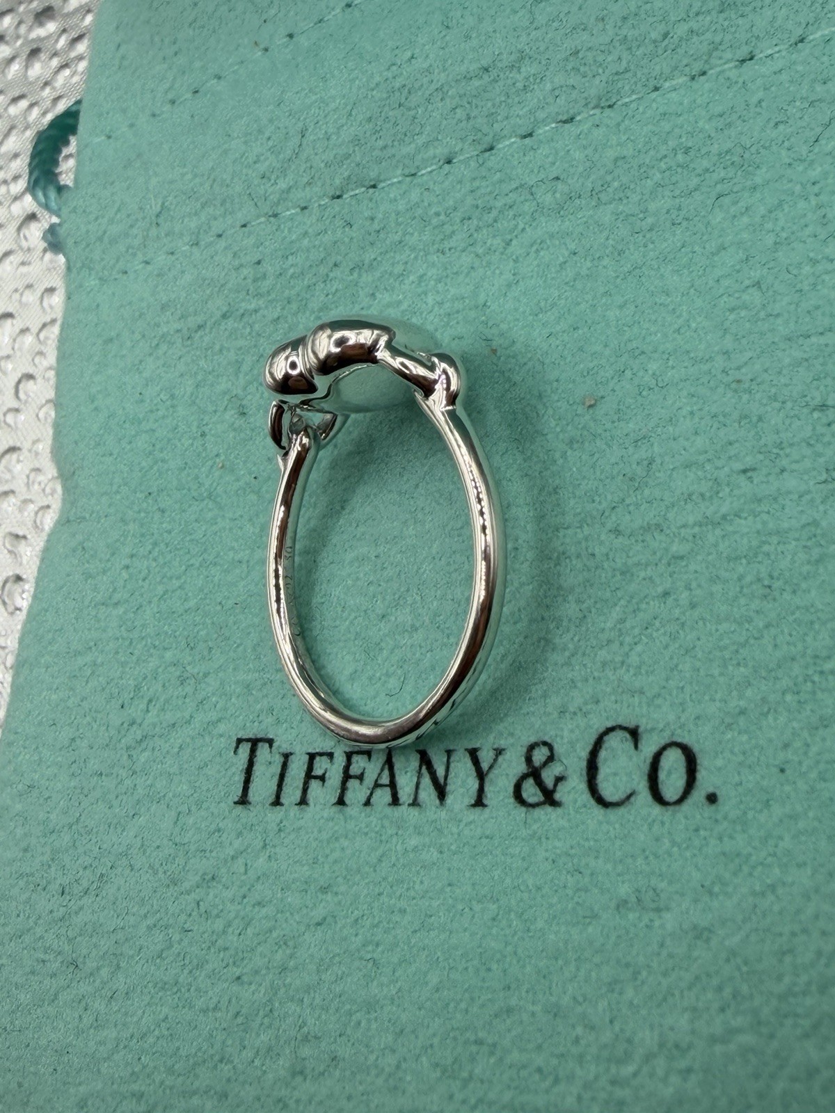 Tiffany & Co. Sterling Silver Return To Tiffany Full Heart Ring size 6