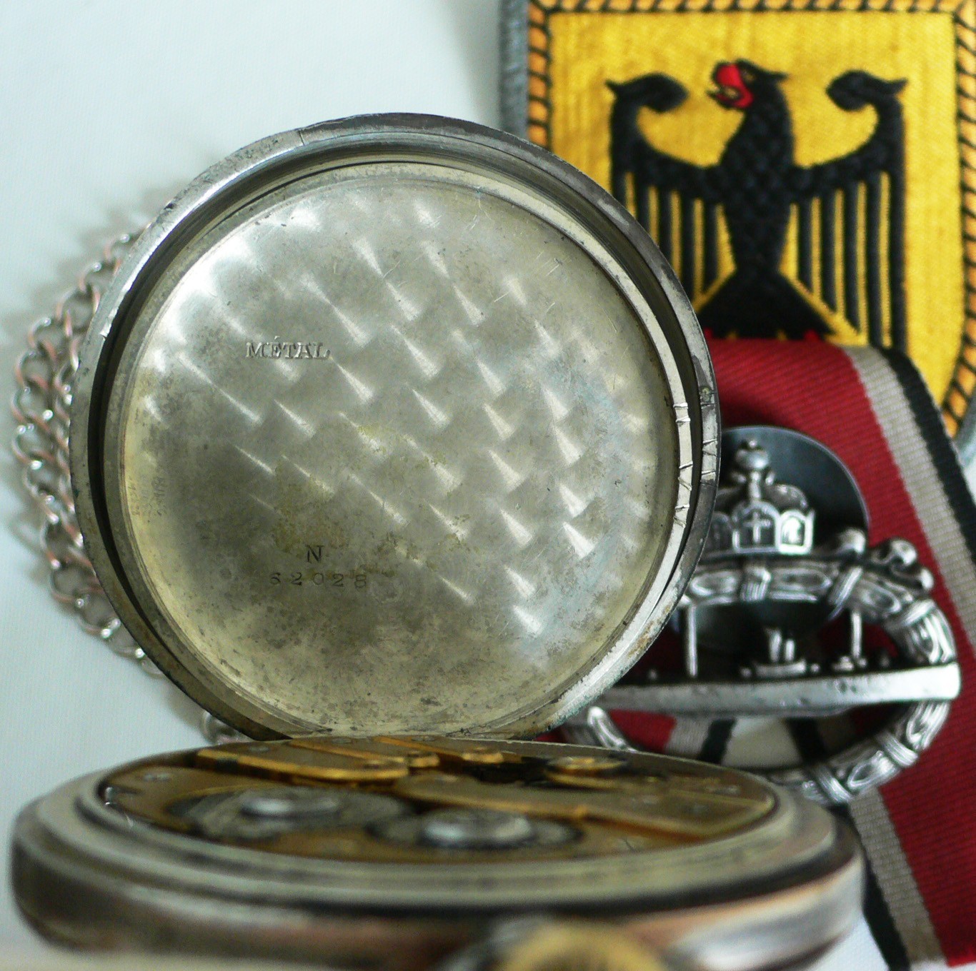 WATCH GERMAN WW2 U-Boat U-866 10.FL Kriegsmarine Navy Chopard L.U.C Pocket Watch