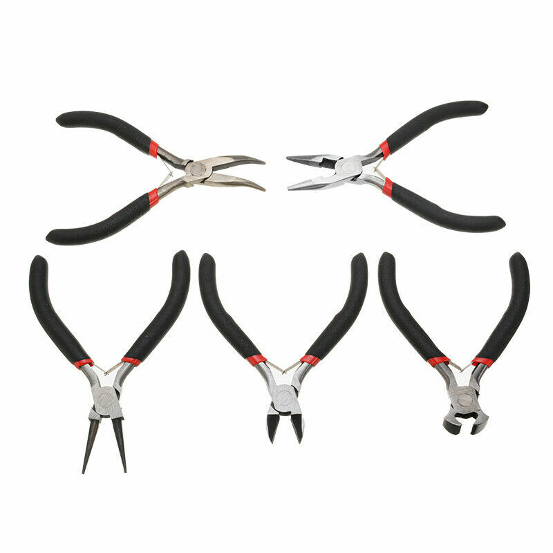 5pcs Plier Jewelers Pliers set Jewelry Making Beading Wire Wrapping Tools New