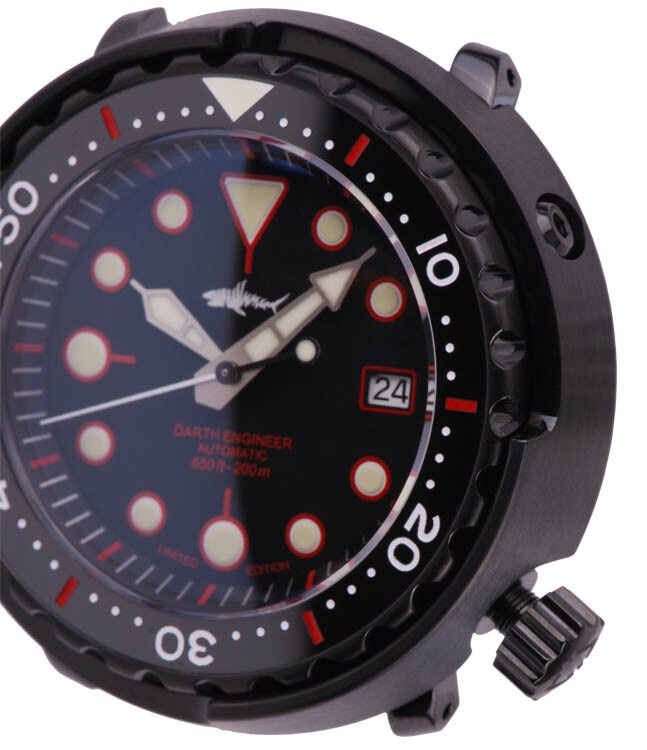 Heimdallr Sharkey Tuna PVD Darth Engineer 200M Diver NH35A Automatic Watch 47mm