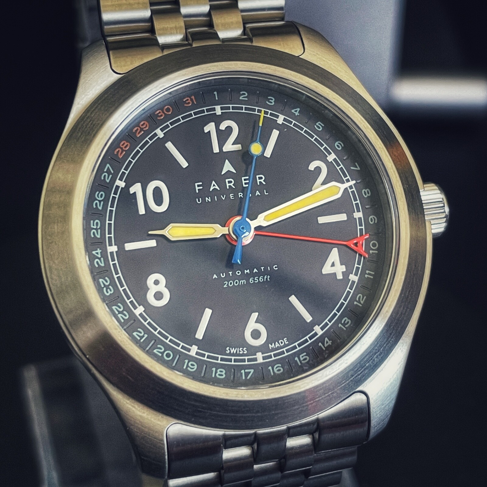 Farer Lomond Automatic Field Watch 39.5mm Bracelet + Unworn Horween Leather 2023