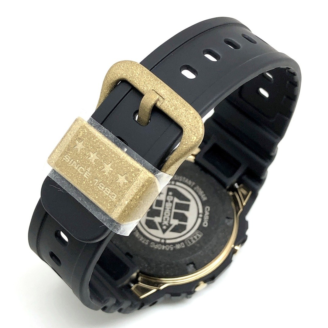 G SHOCK DW 5040PG 1 40th Anniversary Recrystallized Series Black Gold First Gene