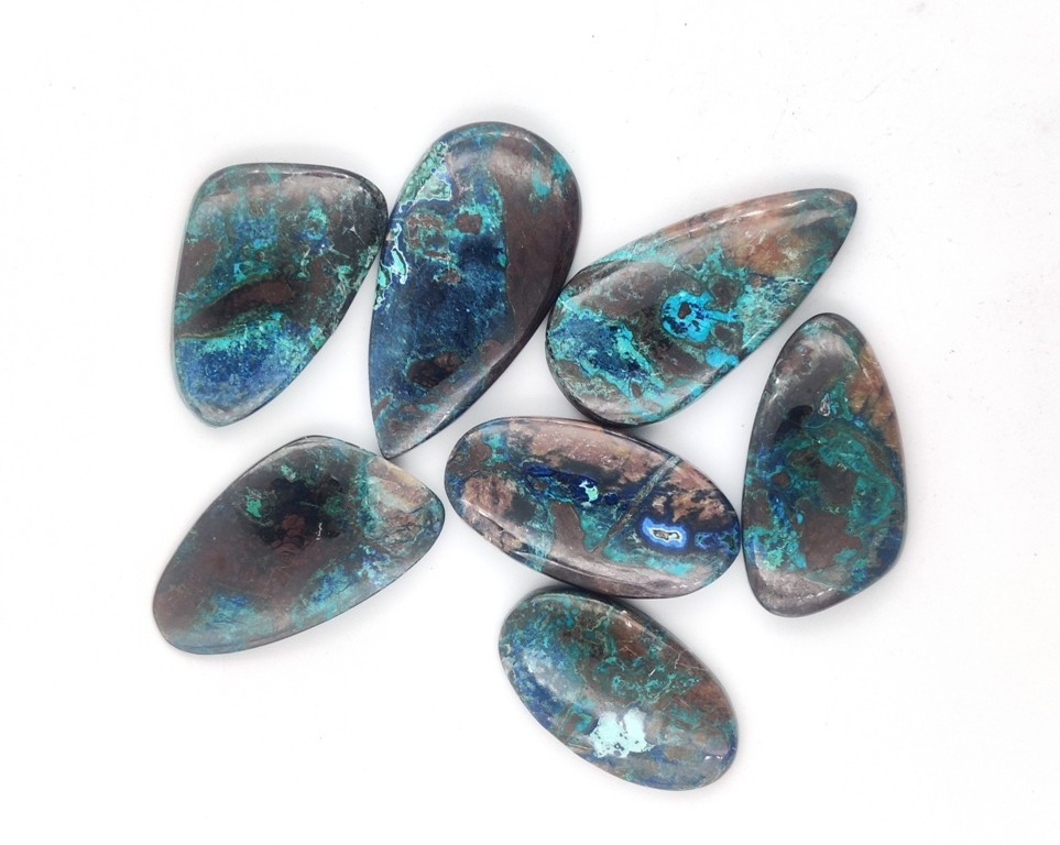 Natural Shattuckite Cabochon Gemstone For Making Jewelry Wholesale Lot 71415