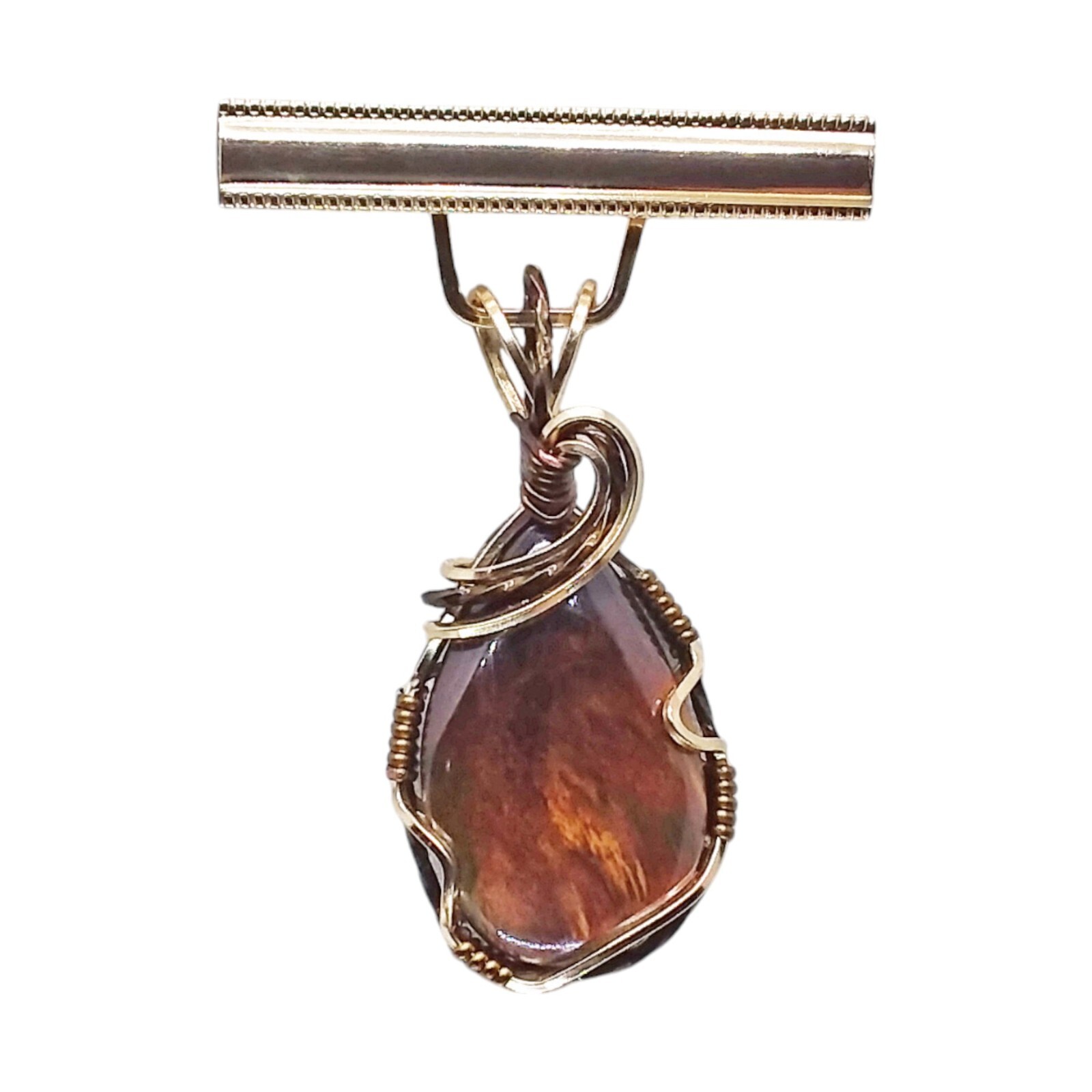 Pendant/Charm to Brooch Converter, convert pendant to brooch, item #2058