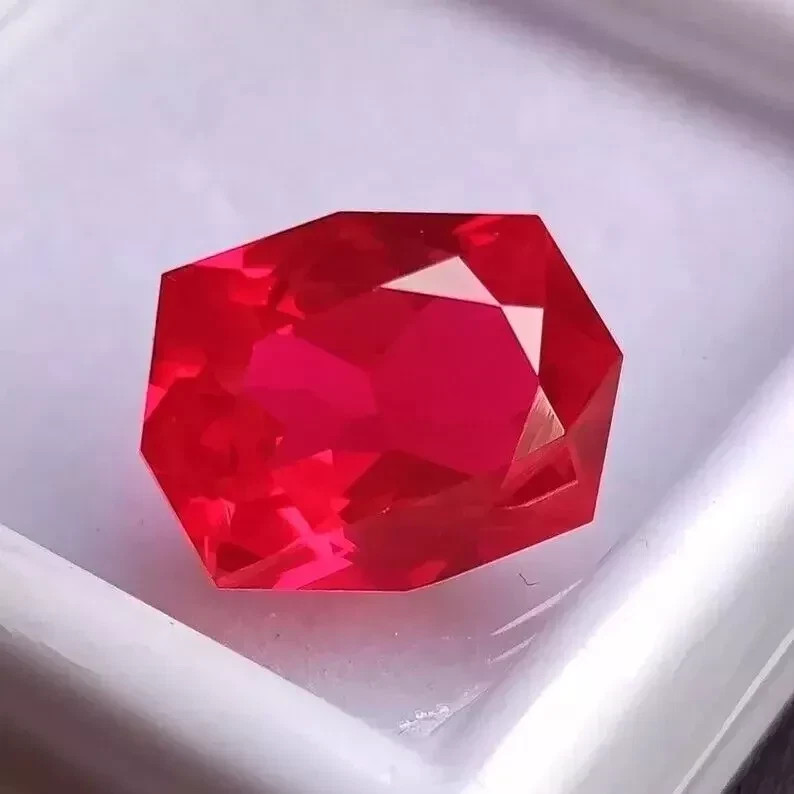 10.07 Ct Natural Fancy Cut Ruby Certified Loose Rare Gemstone Gem