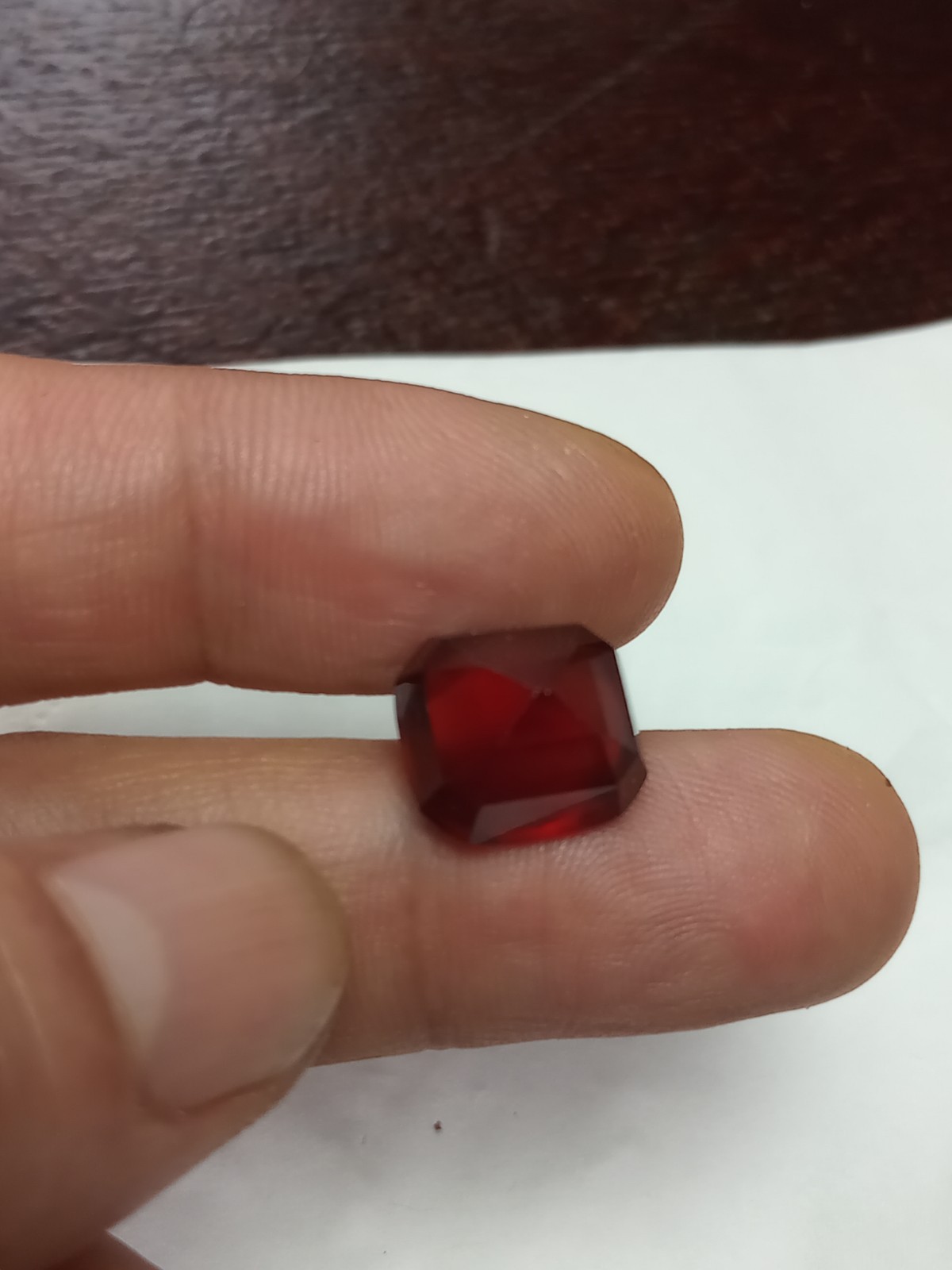 12.30 ct Natural Hessonite garnet unheated, loose gemstone 12.8×11.7x9mm