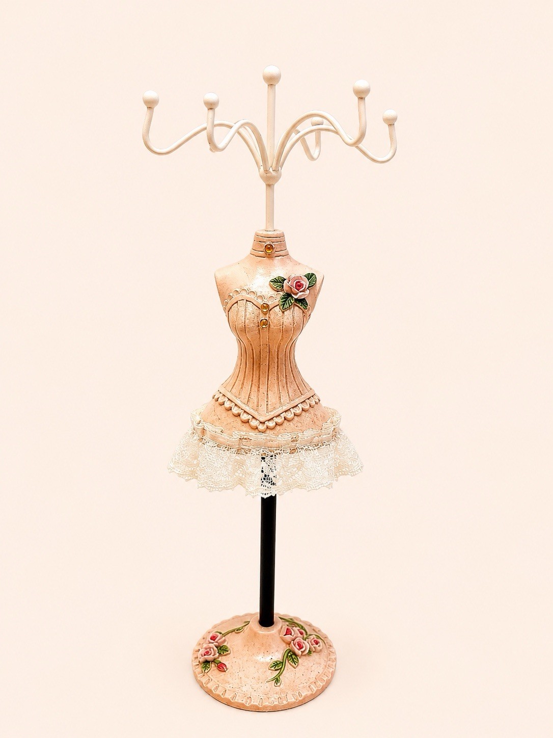 25cm Vintage Dress Jewelry Stand Necklace Bracelet Ring Earring Holder Display